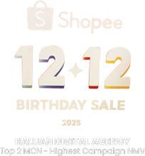 Shopee 12.12 Birthday Sale 2025 — Top 2 MCN, Highest Campaign NMV, Haluan Digital Agency
